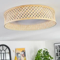 Luminaires Scandinaves-hofstein Barroco Plafonnier LED Écru, Blanc, 1 lumière