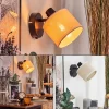 Lampes En Tissu-hofstein Bassagoda Applique murale Noir, 1 lumière