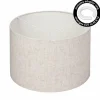 Lampes En Tissu-hofstein Bassagoda beige, Blanc