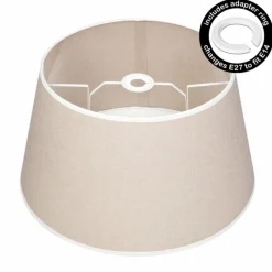 Lampes En Tissu-hofstein Bassagoda beige, Écru