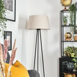 Lampes En Tissu-hofstein Bassagoda Lampadaire beige, 1 lumière