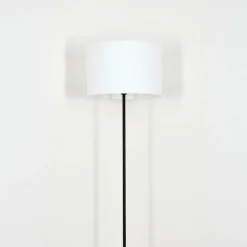 Lampes En Tissu-hofstein Bassagoda Lampadaire Blanc, 1 lumière