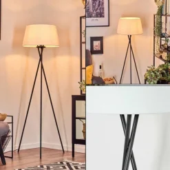 Lampes En Tissu-hofstein Bassagoda Lampadaire Blanc, 1 lumière