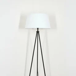 Lampes En Tissu-hofstein Bassagoda Lampadaire Blanc, 1 lumière