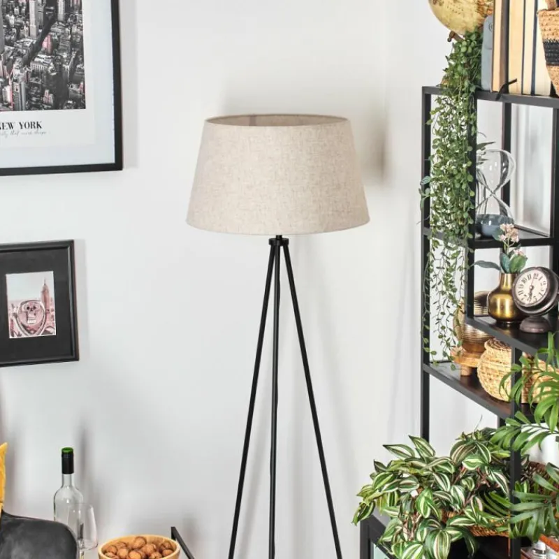 Lampes En Tissu-hofstein Bassagoda Lampadaire Blanc, 1 lumière