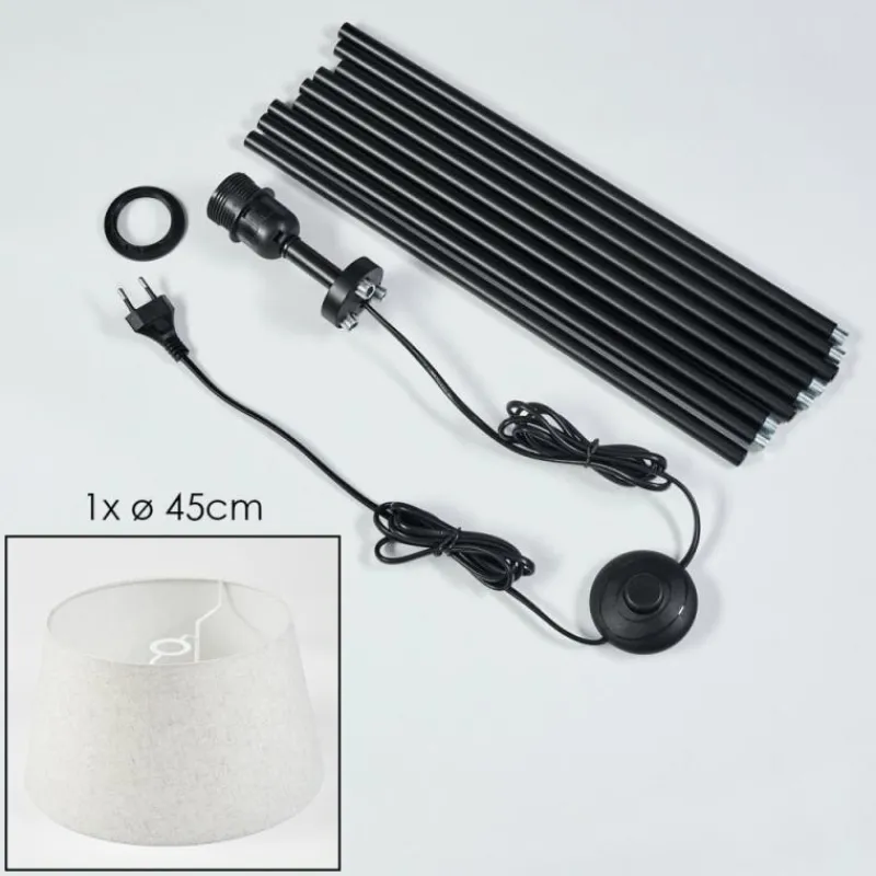 Lampes En Tissu-hofstein Bassagoda Lampadaire Blanc, 1 lumière