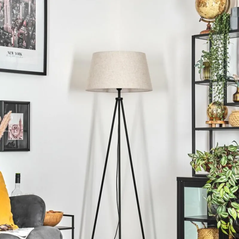 Lampes En Tissu-hofstein Bassagoda Lampadaire Blanc, 1 lumière