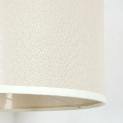 Lampes En Tissu-hofstein Bassagoda Lampadaire Brun, Écru, Noir, 1 lumière