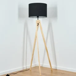 Lampes En Tissu-hofstein Bassagoda Lampadaire Écru, 1 lumière