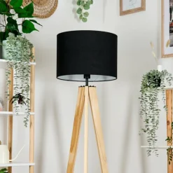 Lampes En Tissu-hofstein Bassagoda Lampadaire Écru, 1 lumière