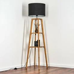 Lampes En Tissu-hofstein Bassagoda Lampadaire Écru, 1 lumière