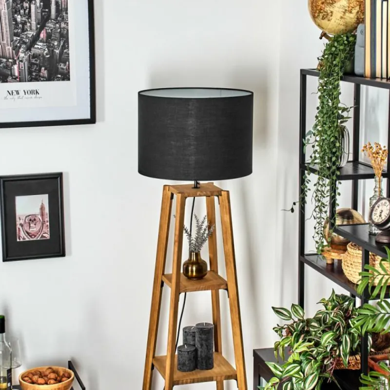 Lampes En Tissu-hofstein Bassagoda Lampadaire Écru, 1 lumière