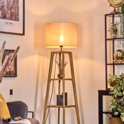 Lampes En Tissu-hofstein Bassagoda Lampadaire Écru, 1 lumière