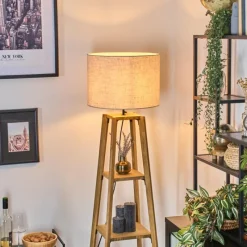 Lampes En Tissu-hofstein Bassagoda Lampadaire Écru, 1 lumière