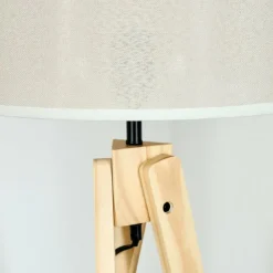 Lampes En Tissu-hofstein Bassagoda Lampadaire Écru, 1 lumière