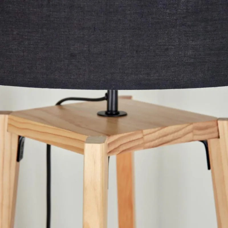 Lampes En Tissu-hofstein Bassagoda Lampadaire Écru, 1 lumière