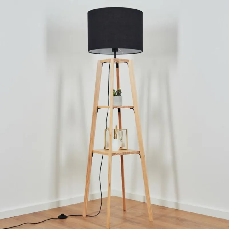 Lampes En Tissu-hofstein Bassagoda Lampadaire Écru, 1 lumière