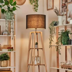 Lampes En Tissu-hofstein Bassagoda Lampadaire Écru, 1 lumière