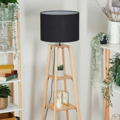 Lampes En Tissu-hofstein Bassagoda Lampadaire Écru, 1 lumière