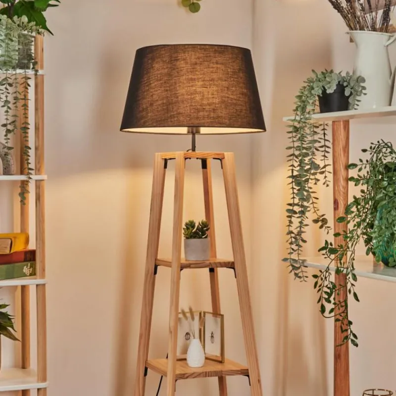 Lampes En Tissu-hofstein Bassagoda Lampadaire Écru, 1 lumière