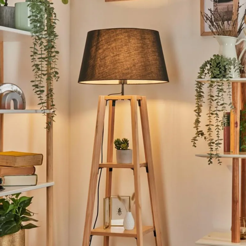 Lampes En Tissu-hofstein Bassagoda Lampadaire Écru, 1 lumière