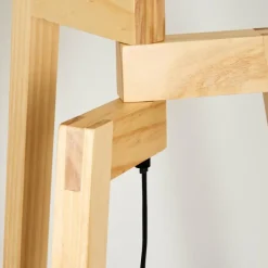 Lampes En Tissu-hofstein Bassagoda Lampadaire Écru, 1 lumière