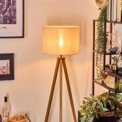 Lampes En Tissu-hofstein Bassagoda Lampadaire Écru, 1 lumière