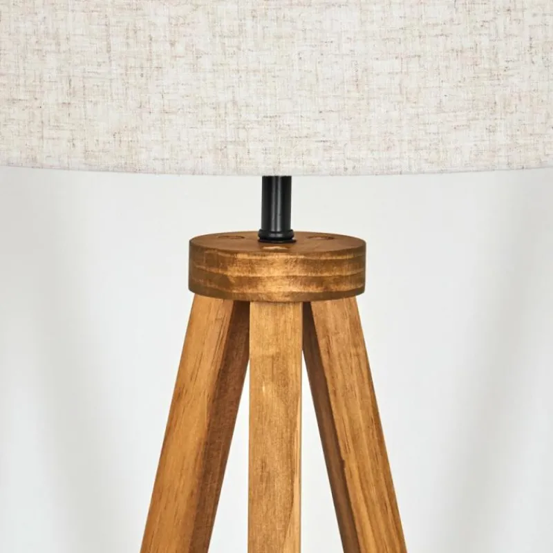 Lampes En Tissu-hofstein Bassagoda Lampadaire Écru, 1 lumière