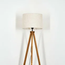 Lampes En Tissu-hofstein Bassagoda Lampadaire Écru, 1 lumière