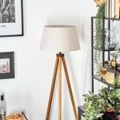 Lampes En Tissu-hofstein Bassagoda Lampadaire Écru, 1 lumière