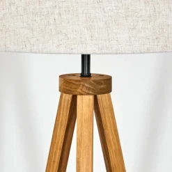 Lampes En Tissu-hofstein Bassagoda Lampadaire Écru, 1 lumière