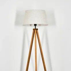 Lampes En Tissu-hofstein Bassagoda Lampadaire Écru, 1 lumière