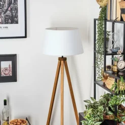 Lampes En Tissu-hofstein Bassagoda Lampadaire Écru, 1 lumière