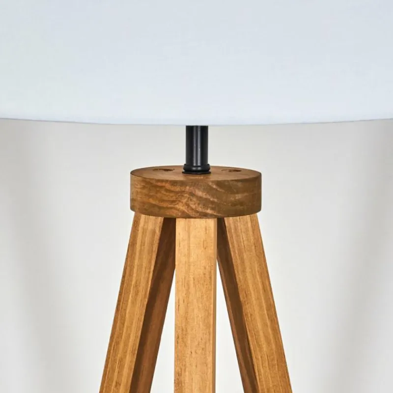 Lampes En Tissu-hofstein Bassagoda Lampadaire Écru, 1 lumière