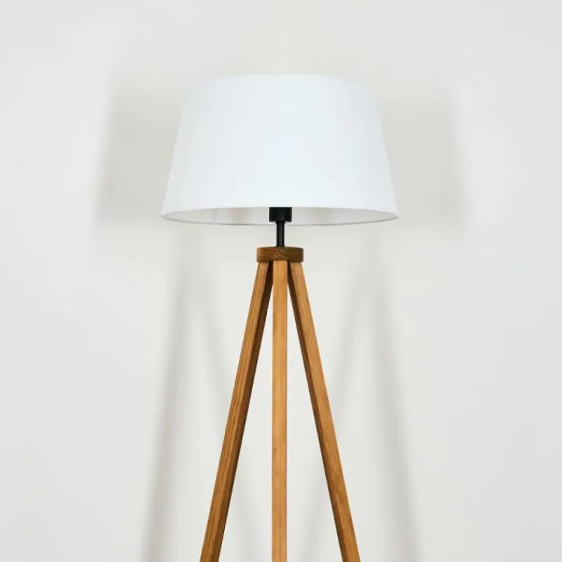 Lampes En Tissu-hofstein Bassagoda Lampadaire Écru, 1 lumière