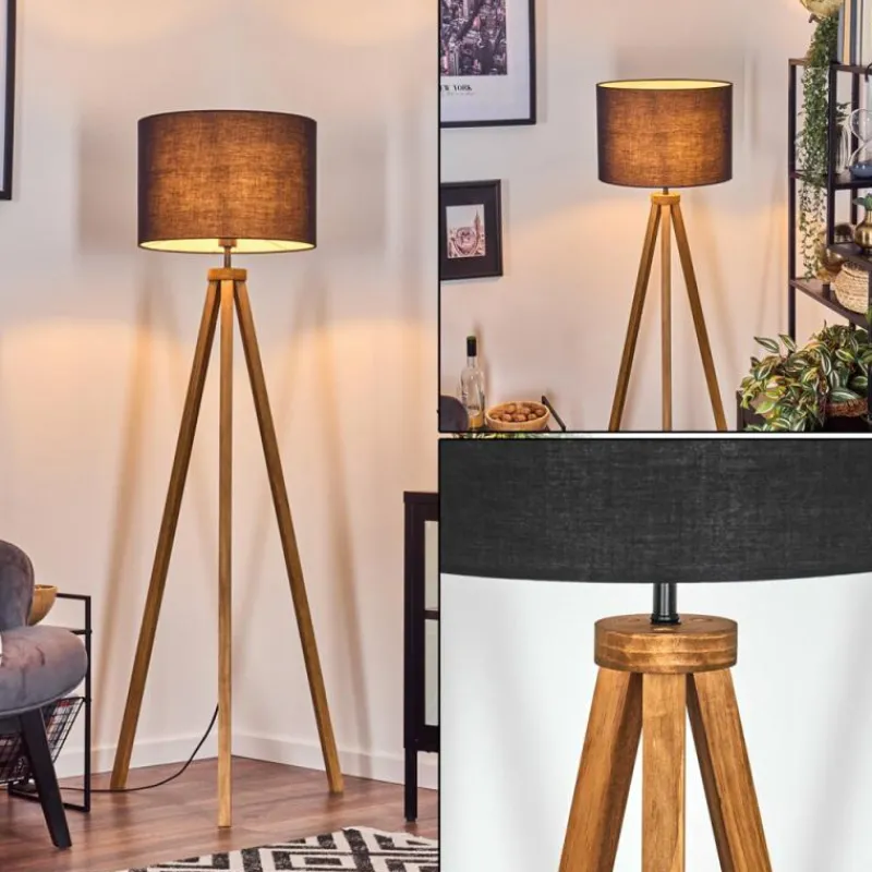 Lampes En Tissu-hofstein Bassagoda Lampadaire Écru, 1 lumière