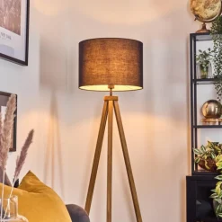 Lampes En Tissu-hofstein Bassagoda Lampadaire Écru, 1 lumière