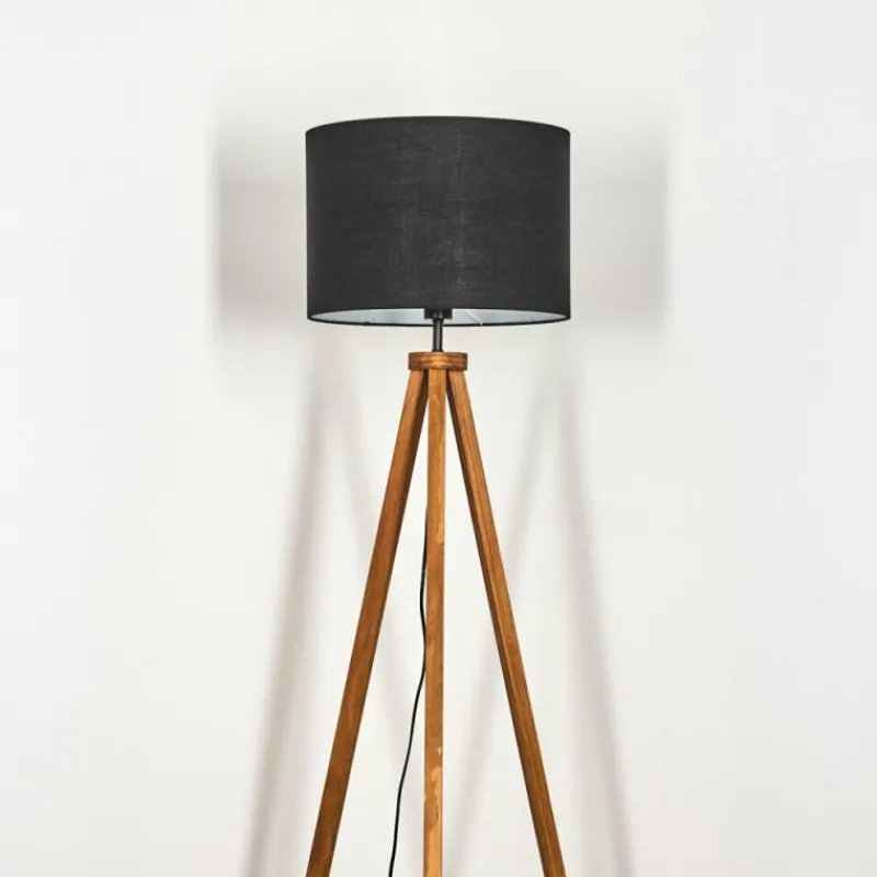 Lampes En Tissu-hofstein Bassagoda Lampadaire Écru, 1 lumière