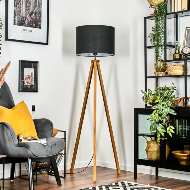 Lampes En Tissu-hofstein Bassagoda Lampadaire Écru, 1 lumière