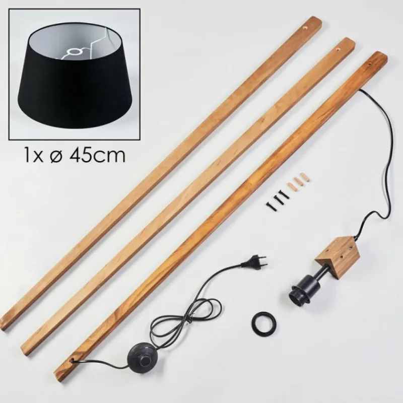 Lampes En Tissu-hofstein Bassagoda Lampadaire Écru, 1 lumière