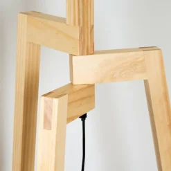 Lampes En Tissu-hofstein Bassagoda Lampadaire Écru, 1 lumière