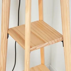 Lampes En Tissu-hofstein Bassagoda Lampadaire Écru, 1 lumière