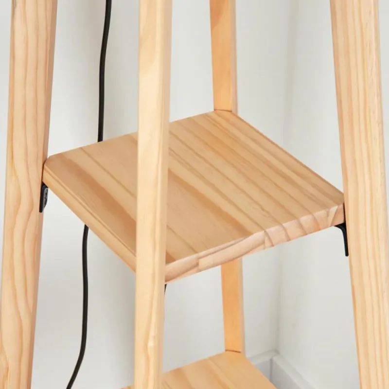 Lampes En Tissu-hofstein Bassagoda Lampadaire Écru, 1 lumière