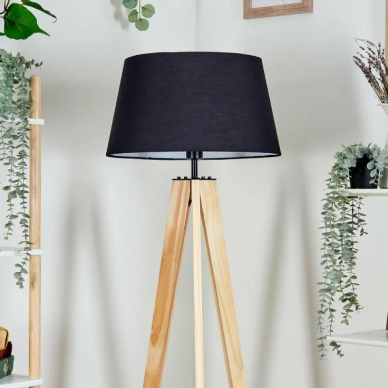 Lampes En Tissu-hofstein Bassagoda Lampadaire Écru, 1 lumière