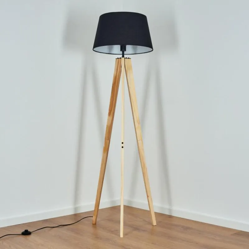 Lampes En Tissu-hofstein Bassagoda Lampadaire Écru, 1 lumière