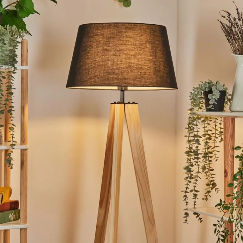 Lampes En Tissu-hofstein Bassagoda Lampadaire Écru, 1 lumière