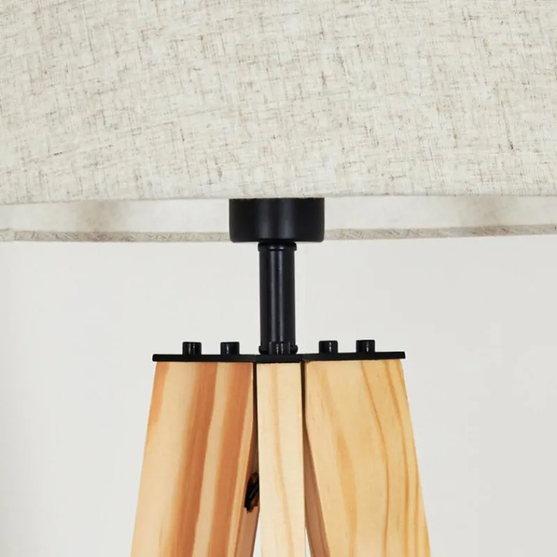 Lampes En Tissu-hofstein Bassagoda Lampadaire Écru, 1 lumière