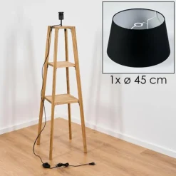 Lampes En Tissu-hofstein Bassagoda Lampadaire Écru, 1 lumière