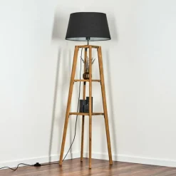 Lampes En Tissu-hofstein Bassagoda Lampadaire Écru, 1 lumière