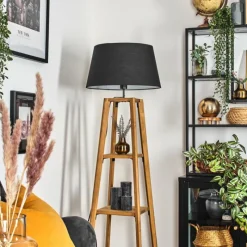 Lampes En Tissu-hofstein Bassagoda Lampadaire Écru, 1 lumière